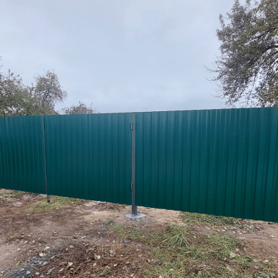 Забор из профнастила