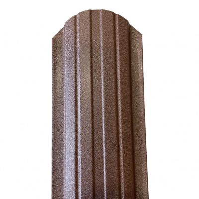 Евроштакетник коричневый